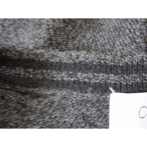 Calvin Klein Extra Fine Merino Sweater Heathered Charcoal V Neck Mens Large EUC - Picture 7 of 16